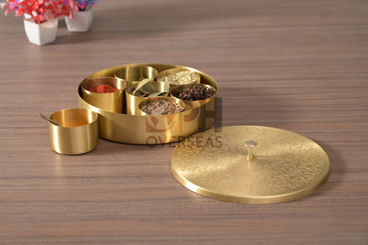 Brass Spice Box