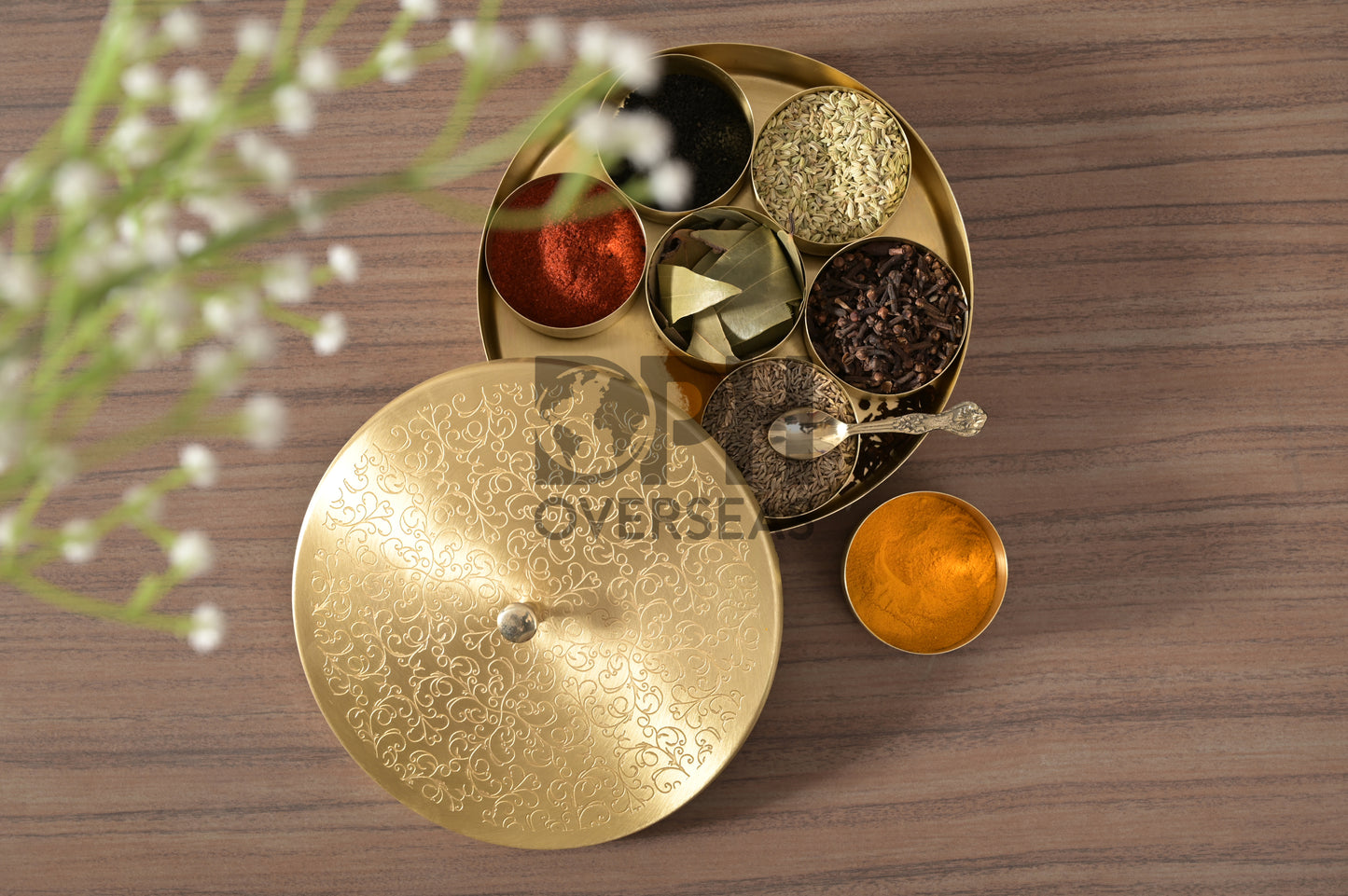 Brass Spice Box
