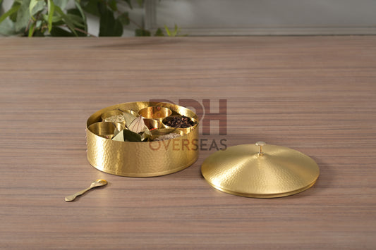 Brass Spice Box 2