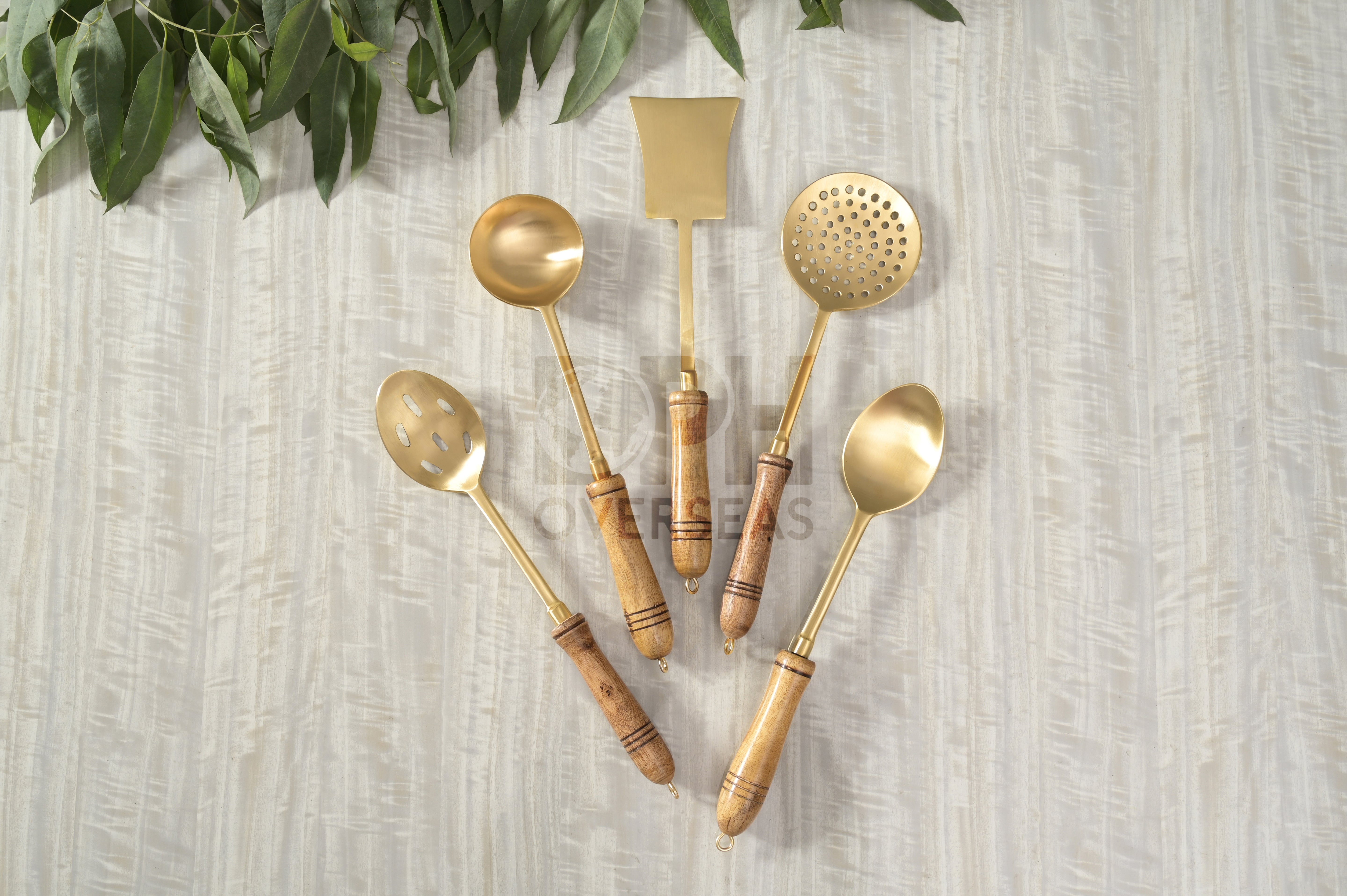 Brass Laddle Set